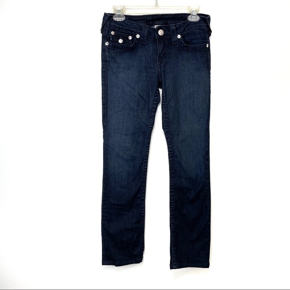 True Religion Dark Wash Straight Jeans – SZ 28 - Picture 3 of 13